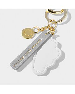 Katie Loxton Chain Keyring 'Friends Forever' - Fuchsia
